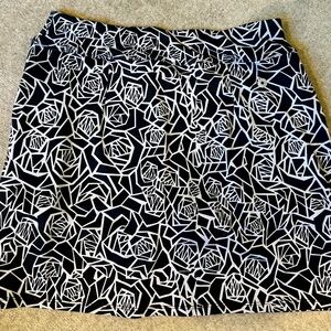 Black and White Geometric Women's Skort, tennis, pickleball, golf